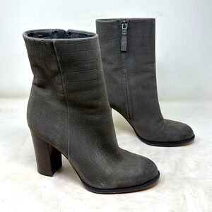 Sam Edelman Gray Ankle Boots size 8.5